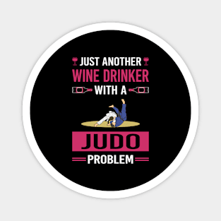 Wine Drinker Judo Magnet